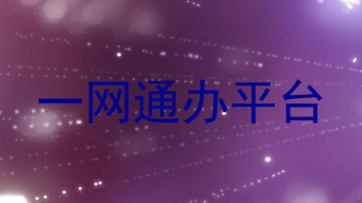 一网通办平台