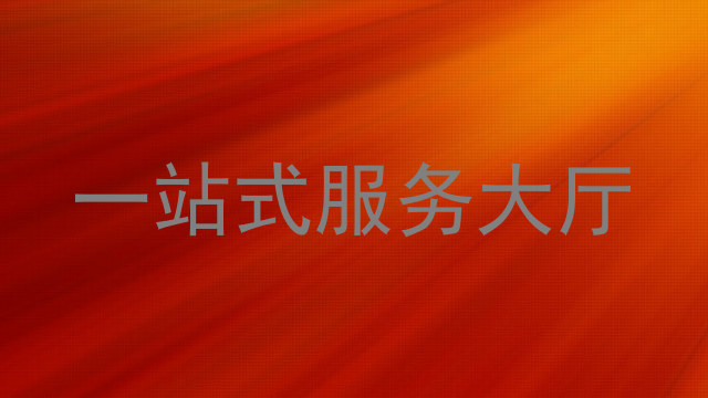 一站式服务大厅