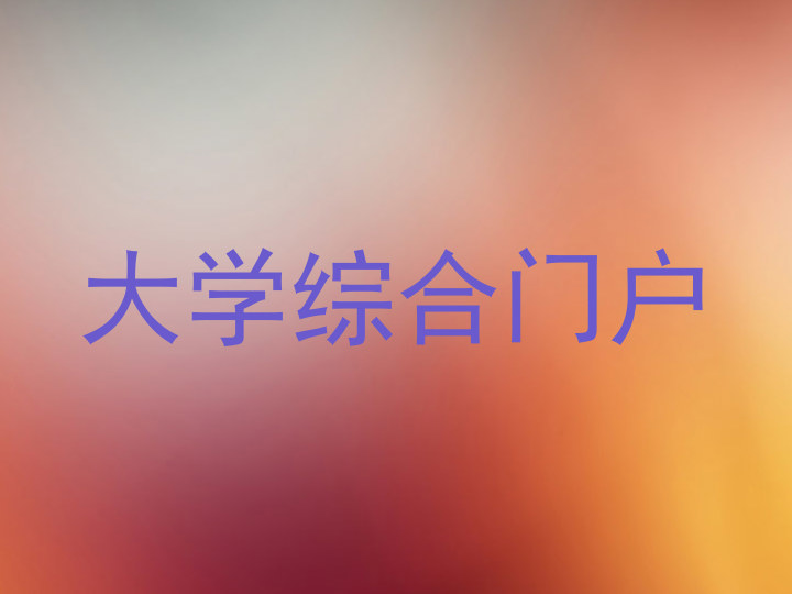 大学综合门户