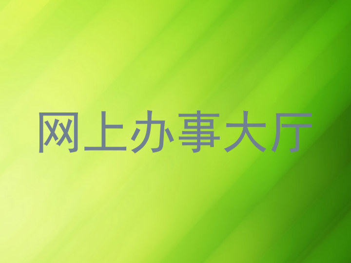 网上办事大厅