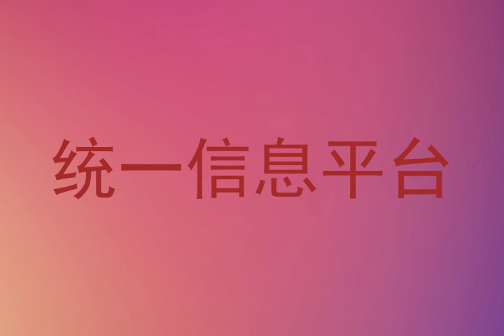 统一信息平台