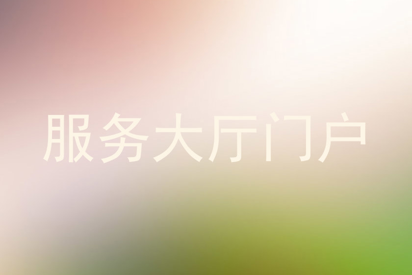 服务大厅门户