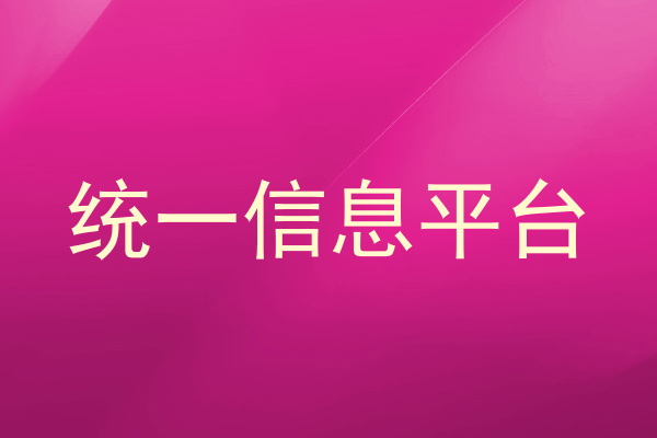 统一信息平台