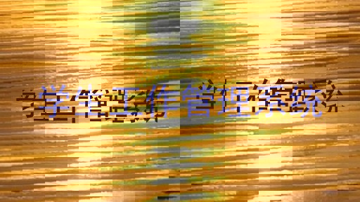 学生工作管理系统