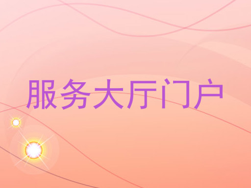 服务大厅门户