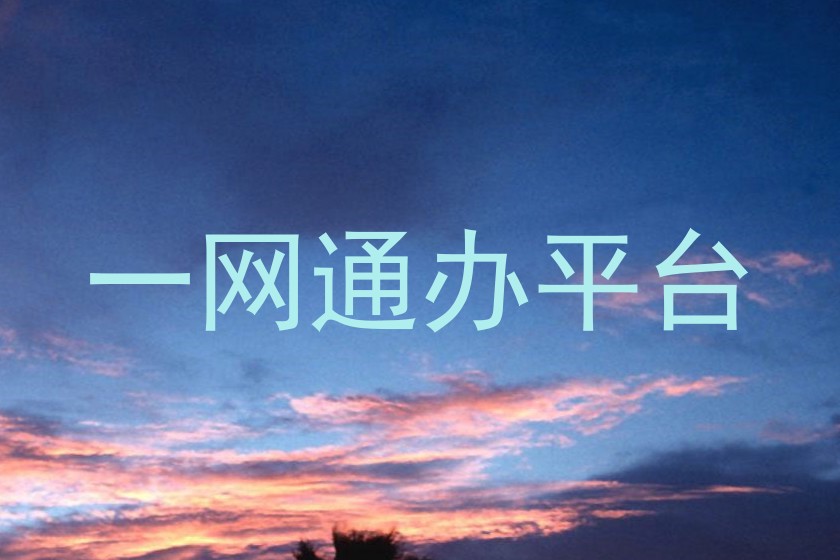 一网通办平台