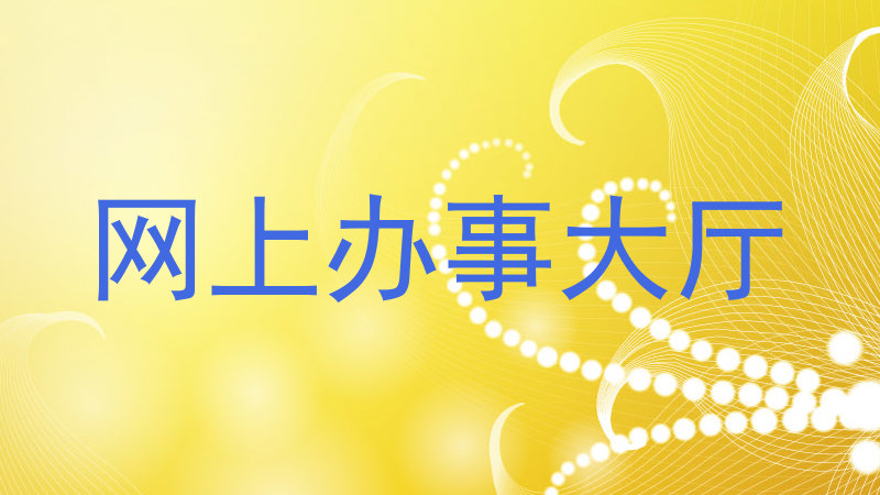 网上办事大厅