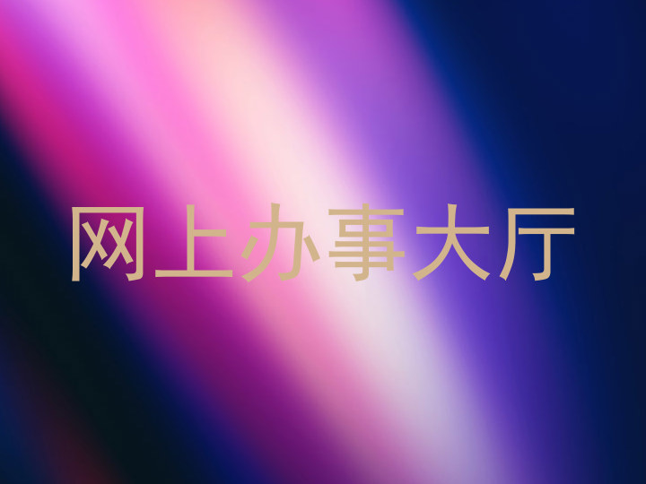 网上办事大厅