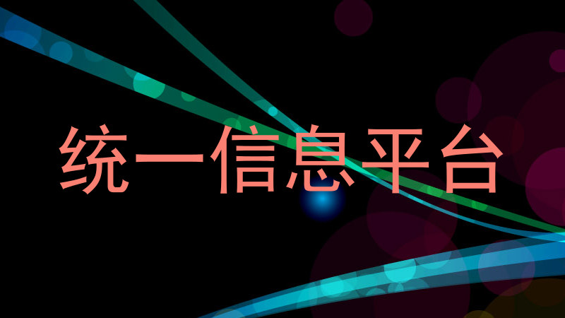 统一信息平台