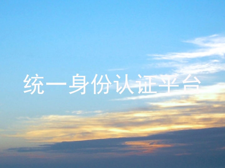 统一身份认证平台