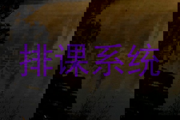 排课系统