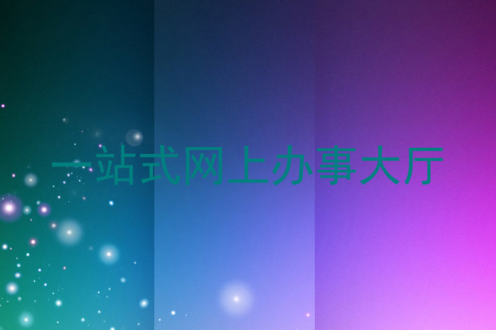 一站式网上办事大厅