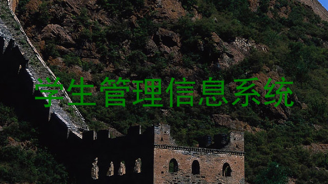 学生管理信息系统