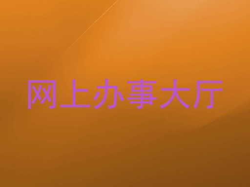 网上办事大厅