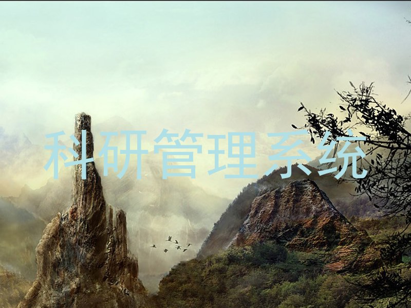 科研管理系统
