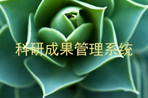 科研成果管理系统