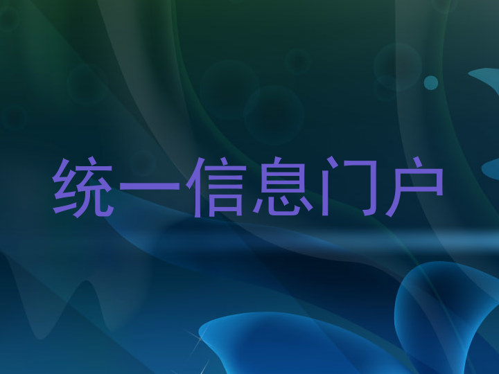 统一信息门户