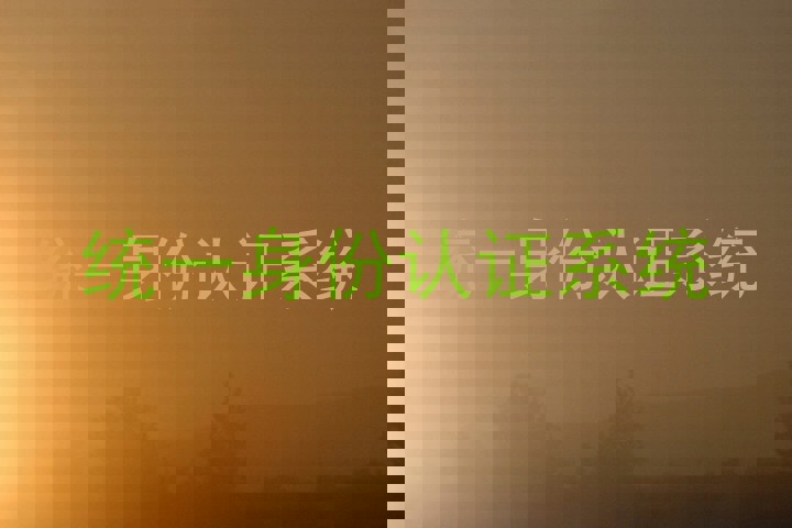 统一身份认证系统