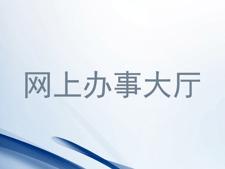 网上办事大厅