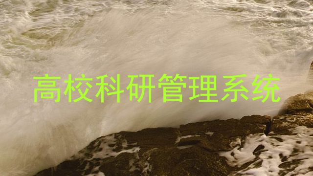 高校科研管理系统