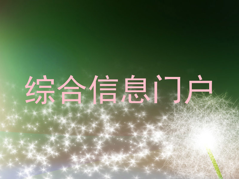 综合信息门户