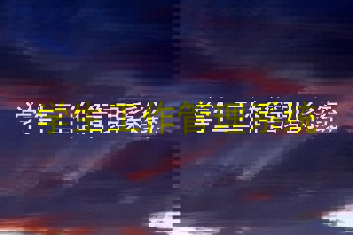 学生工作管理系统