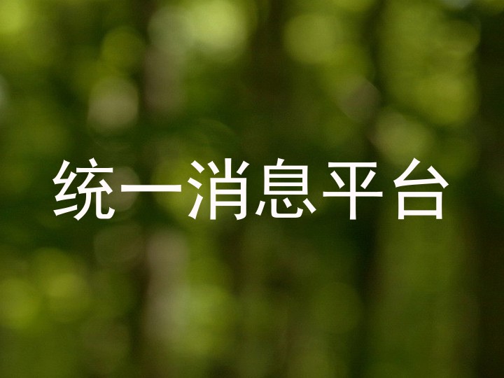 统一消息平台