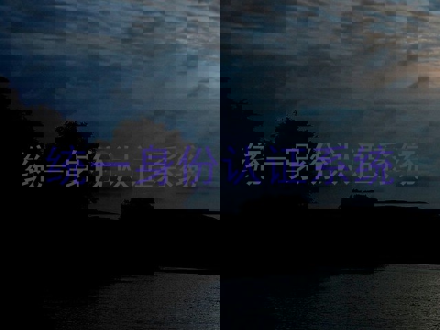 统一身份认证系统