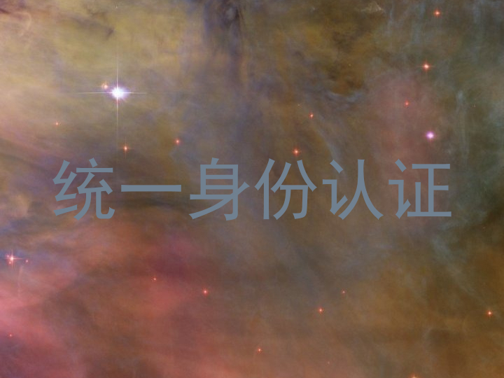 统一身份认证