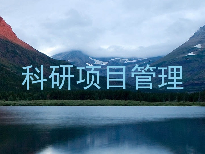 科研项目管理