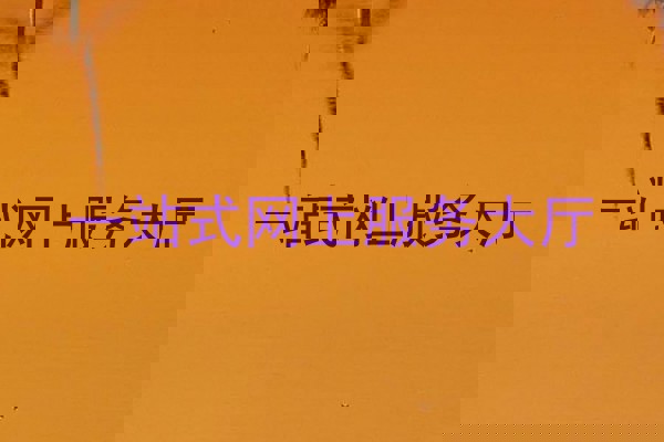 一站式网上服务大厅