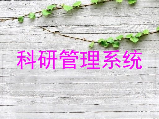 科研管理系统