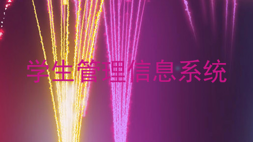 学生管理信息系统