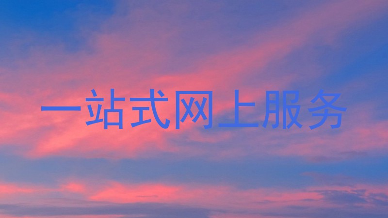 一站式网上服务