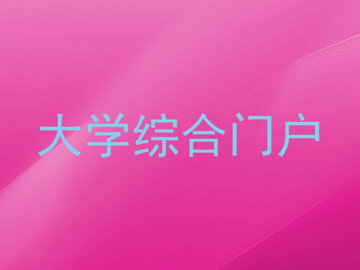 大学综合门户