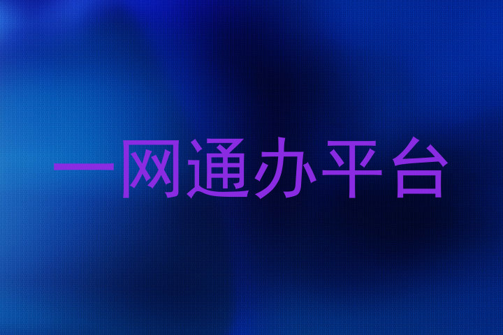 一网通办平台