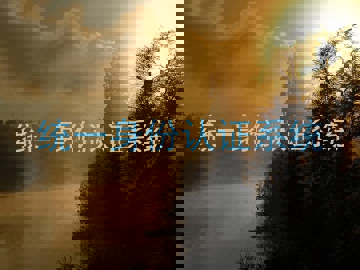 统一身份认证系统