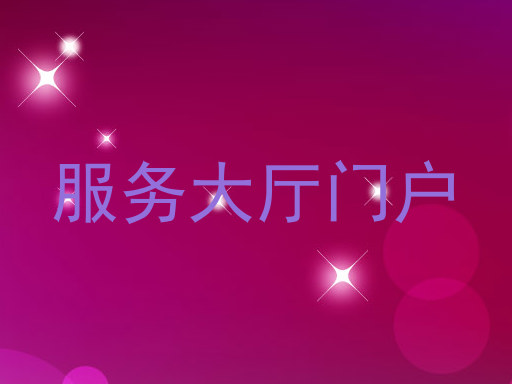 服务大厅门户