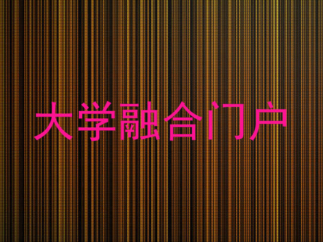 大学融合门户