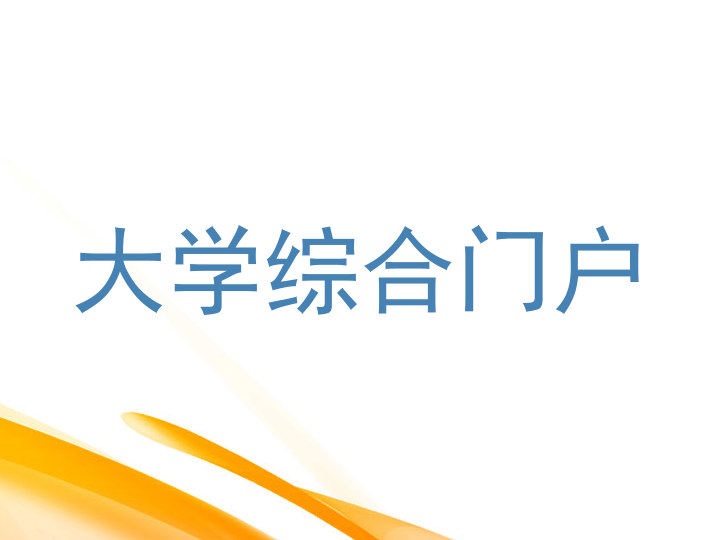 大学综合门户