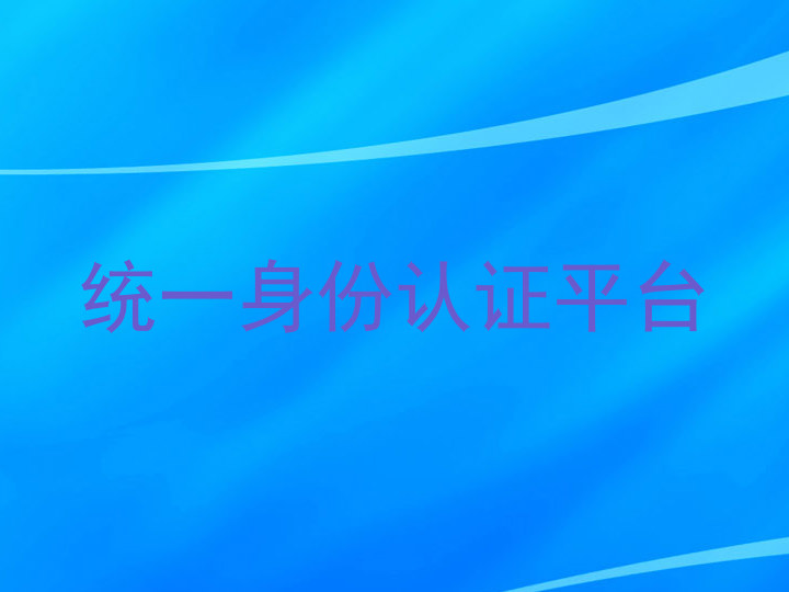 统一身份认证平台