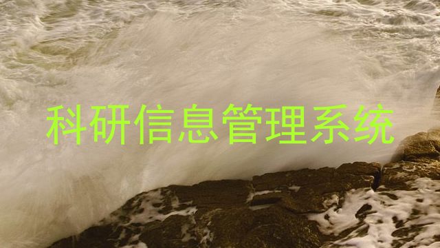 科研信息管理系统