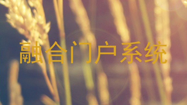 融合门户系统
