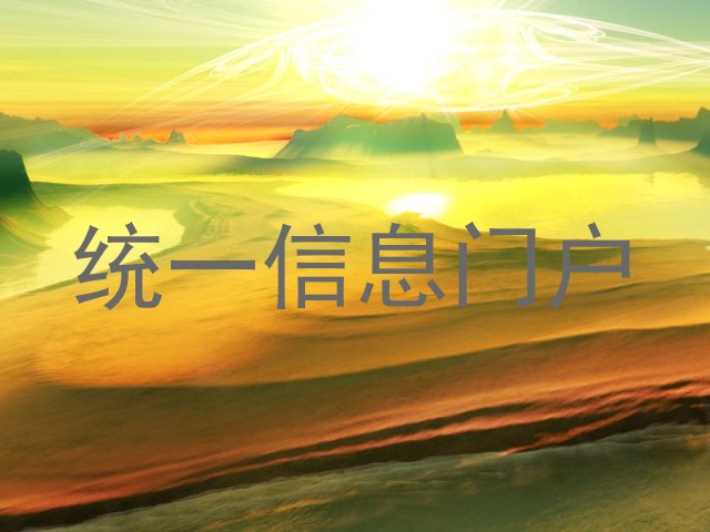 统一信息门户