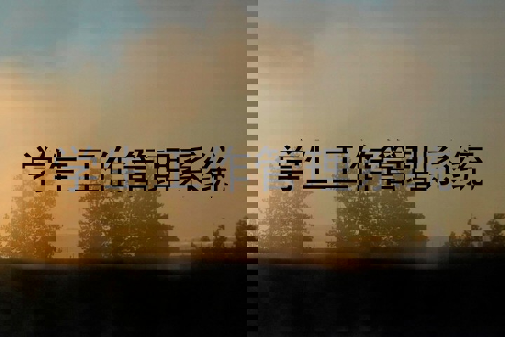 学生工作管理系统