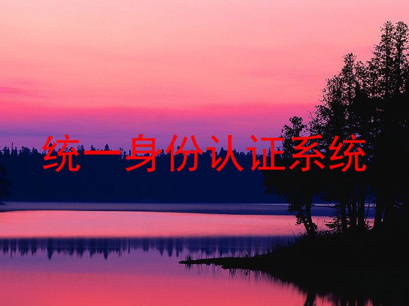 统一身份认证系统