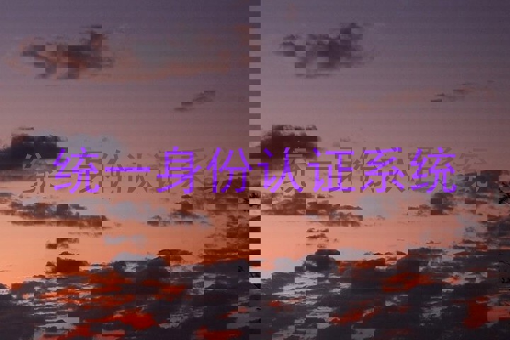 统一身份认证系统