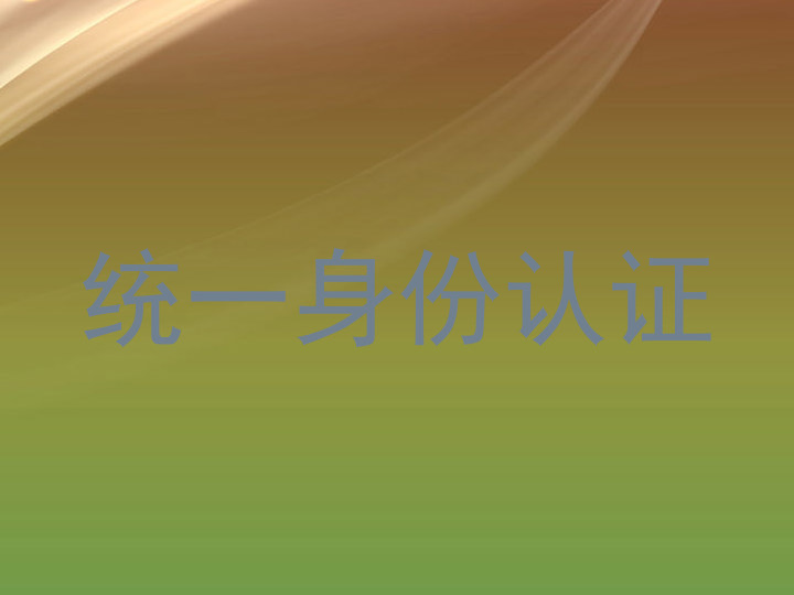统一身份认证