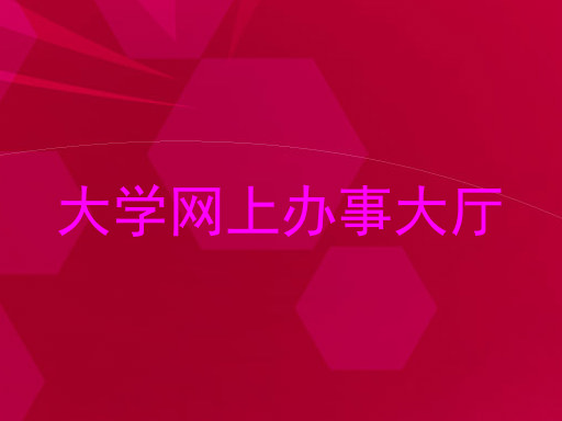 大学网上办事大厅