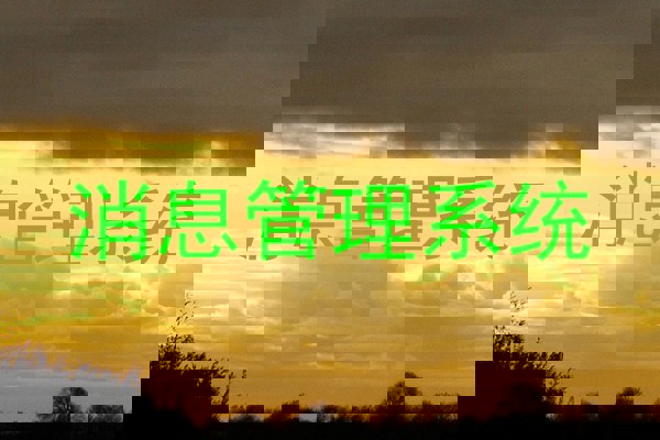 消息管理系统